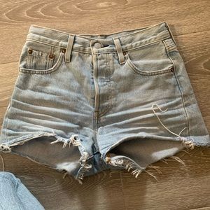 LEVIS 501 High Waisted Short